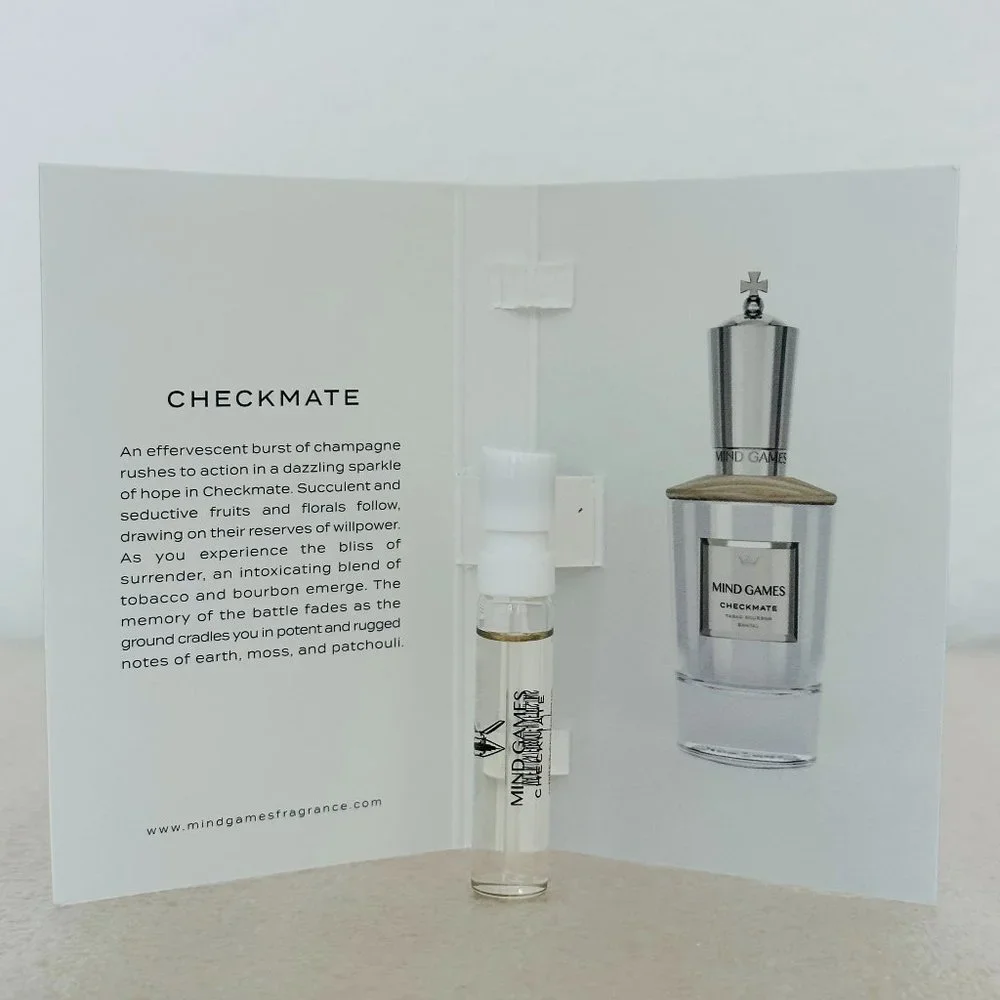 🌿 NEW 🌿 MIND GAMES Checkmate Tabac Bourbon Santal Spray, 2 mL, 0.06 fl.oz - Picture 2 of 4